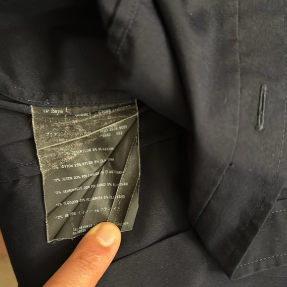 Prada Navy Blue Sleeveless Collared Shirt size 44 - Picture 6 of 6